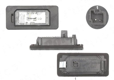 Lampa numar BMW seria 1, 2, 2 Active/Gran Tourer, 2 Gran Coupe, 3, 3 Coupe/Cabrio, 3/3 Gt, 4/4 Gc, 5, X1, X3, X4, X5, X6; Rolls Royce Cullinan, Phant foto