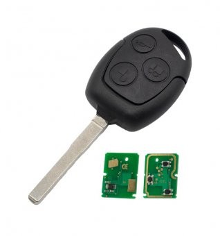 Cheie Topautochei&amp;reg; pentru Ford 3 butoane cu parte electronica, frecventa 315 Mhz cu functie de autodeschidere geamuri, Chip 4D foto