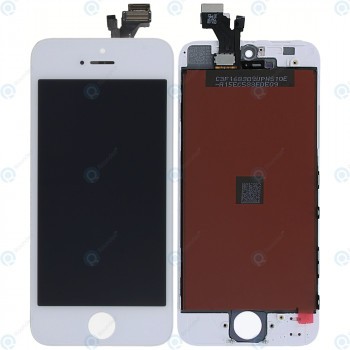 Modul display LCD + Digitizer alb pentru iPhone 5 foto