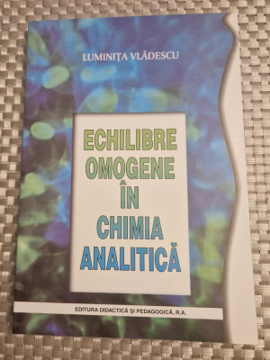 Echilibre omogene in chimia analitica Luminita Vladescu foto