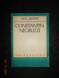 LIVIU LEONTE - CONSTANTIN NEGRUZZI (Universitas)