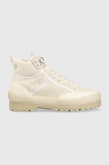 Napapijri tenisi x Superga femei, culoarea bej foto