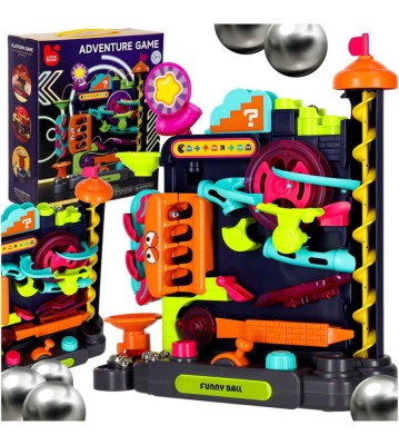 Joc arcade traseu cu bile labirint interactiv copii foto