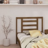VidaXL Tăblie de pat, maro miere, 96x4x100 cm, lemn masiv de pin
