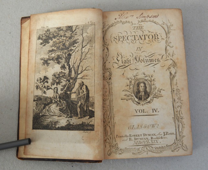 The Spectator volumul IV 1769