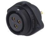 Soclu SP21 mamă PIN 3 IP68 30A 500V 4mm2 -25&divide;85&deg;C