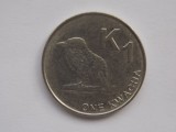 1 KWACHA 2017 ZAMBIA