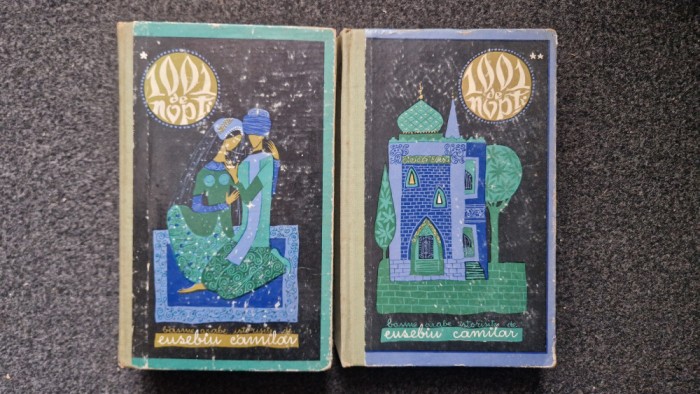 1001 de nopti. BASME ARABE ISTORISITE DE EUSEBIU CAMILAR (2 volume)