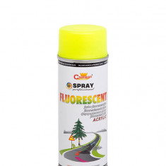 Spray Vopsea Fluorescent 400ml Galben Champion Color