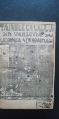 myh 536f - TAINELE CALAULUI DIN VARSOVIA SAU LOGODNICA NEVINOVATULUI foto