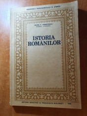 manual istoria romanilor din anul 1990 foto