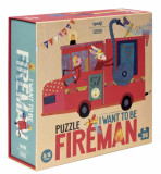 Londji Puzzle Londji Pompieri - Joc Educativ si interactiv pentru copii