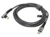 Cablu USB C &icirc;n unghi 2m 480Mbps, Goobay