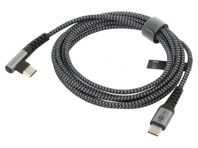 Cablu USB C &icirc;n unghi 2m 480Mbps