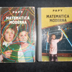 PAPY - MATEMATICA MODERNA 2 volume (1967, editie cartonata)