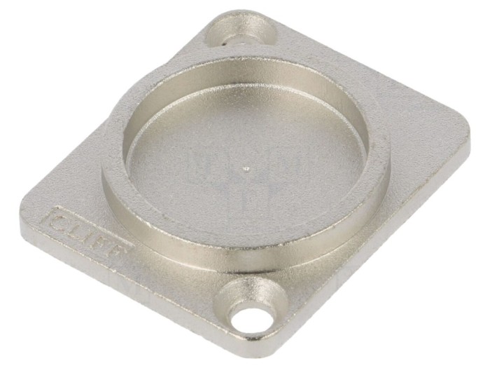 Conector capac protecție metal argintiu