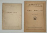 Carte veche 1942 Dimitrie Voinov Simtul orientarii Carte cu autograf/ D Voinov Biografie
