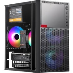 Carcasa segotep knight w3 neagra cu sursa de 500w secc steel atx mini tower cu