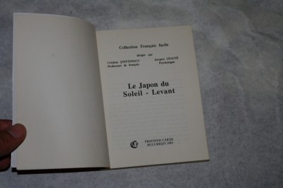 Le Japon du Soleil - Levant - Collection Francais facile - Cristina Stefanescu foto