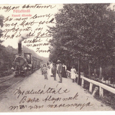 5437 - Baile FELIX, Oradea, Train, Romania - old postcard - used - 1913