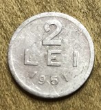 MNDRO01 Romania moneda 2 lei 1951