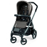 Carucior Peg Perego de la nastere, Book 51 Titania Class Grey (sasiu + hamac), 0-22 kg