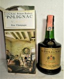 Rare cognac Prince Hubert de Polignac FINE CHAMPAGNE VSOP, Cl 75 GR. 40 ANII 70