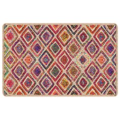 Covor lavabil, multicolor, 190x300 cm, anti-alunecare