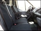 2+1 Huse Scaune pentru FORD TRANSIT 2013+ Microbuze Negru Eco Piele Personalizat
