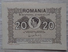 Bancnota 20 LEI 1945 foto