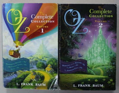 OZ by L. FRANK BAUM , THE COMPLETE COLLECTION , VOLUMELE I - II , 2013 foto