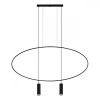 Lampă suspendată HOLAR 2 negru, Thoro Lighting
