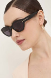 Tom Ford ochelari de soare femei, culoarea negru, FT1086_5501A