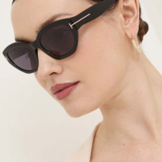 Tom Ford ochelari de soare femei, culoarea negru, FT1086_5501A