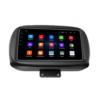 Navigatie Auto Multimedia cu GPS Fiat 500X (2014 - 2019) 4 GB RAM + 64 GB ROM, Slot Sim 4G pentru Internet, Carplay, Android, Aplicatii, USB, Wi-Fi, B foto