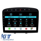 Navigatie Dedicata Peugeot 308 408 (2008-2013), 9Inch, 4Gb Ram, 64Gb Stocare, Carplay Performance AutoTuning
