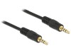 KABEL KLINKE 3,5 MM 4 PIN STECKER > STECKER 0,5 M 83434 DELOCK