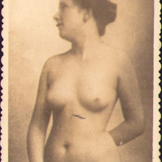 HST M193 Poză veche nud de femeie