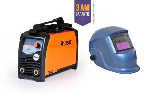 Aparat de sudura tip invertor + Masca cristale BLUE JASIC ARC 200 PRO