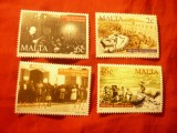 Serie Malta 1997 - 100 Ani Victoria - Constitutia , 4 valori, Nestampilat