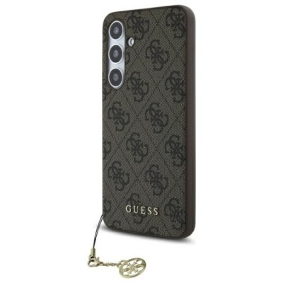 Husa pentru Samsung Galaxy S24 FE - Guess Hardcase 4G Charms Collection (GUHCS24FEGF4GBR) - Brown foto