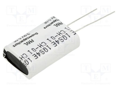Supercondensator EATON 5F 3,9VDC 5,3mm 70m&amp;Omega; 5uA foto