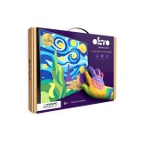 Set pictura cu argila usoara, 29*29 cm - little prince night, Okto