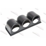 Suport pentru 3 ceasuri indicatoare de 52mm fixare bord