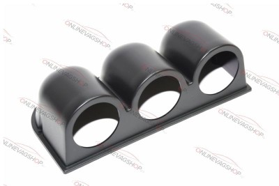 Suport pentru 3 ceasuri indicatoare de 52mm fixare bord foto