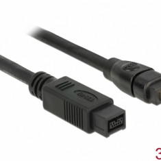 Cablu FireWire 9 pini la 4 pini 3m, Delock 82594