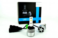 Set Bec 9006 HB4 cu LED S2 chip led Korea Putere: 40W &amp;amp;#8211; 4800 lumen 6000k Voltaj: 12-24V foto