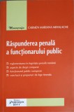 RASPUNDEREA PENALA A FUNCTIONARULUI PUBLIC-CARMEN MARIANA MIHALACHE-253764