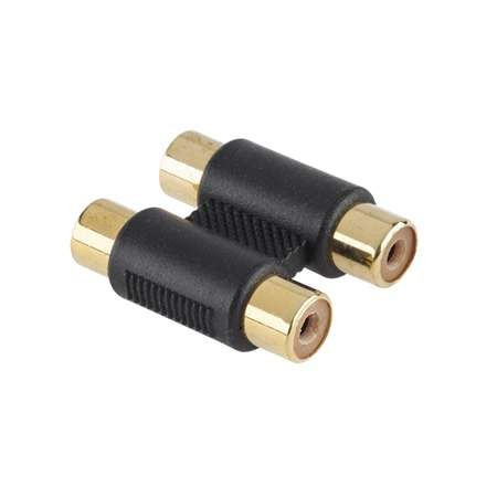 Adaptor 2rca-2rca gold