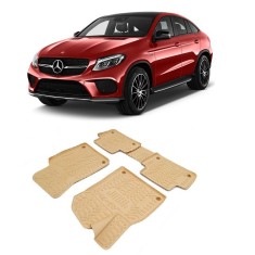 Set covorase cauciuc stil tavita BEJ Mercedes GLE C292 (2015-2022)